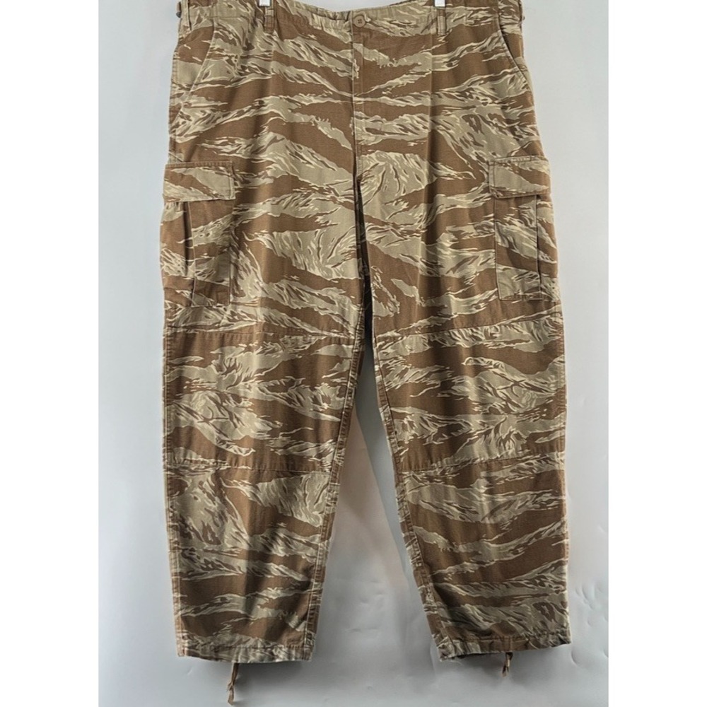 Tru-Spec Tiger Stripe BDU Cargo Pants Desert Camo 2XL Reg Military Streetwear